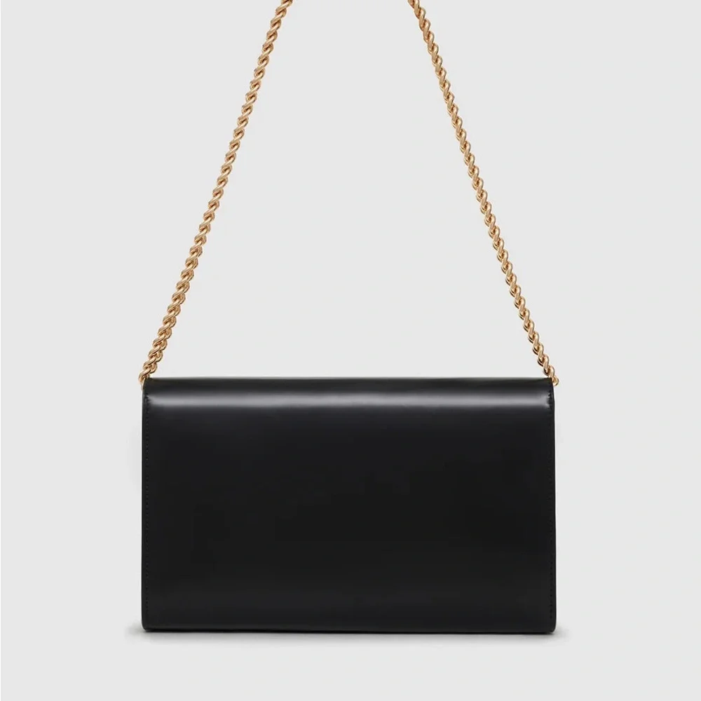 Anine Bing Elly Clutch - High-Shine Black - Picture 3 of 7